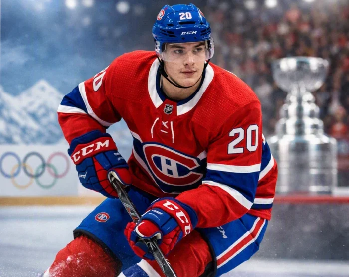Juraj Slafkovský hrá v NHL za Montreal